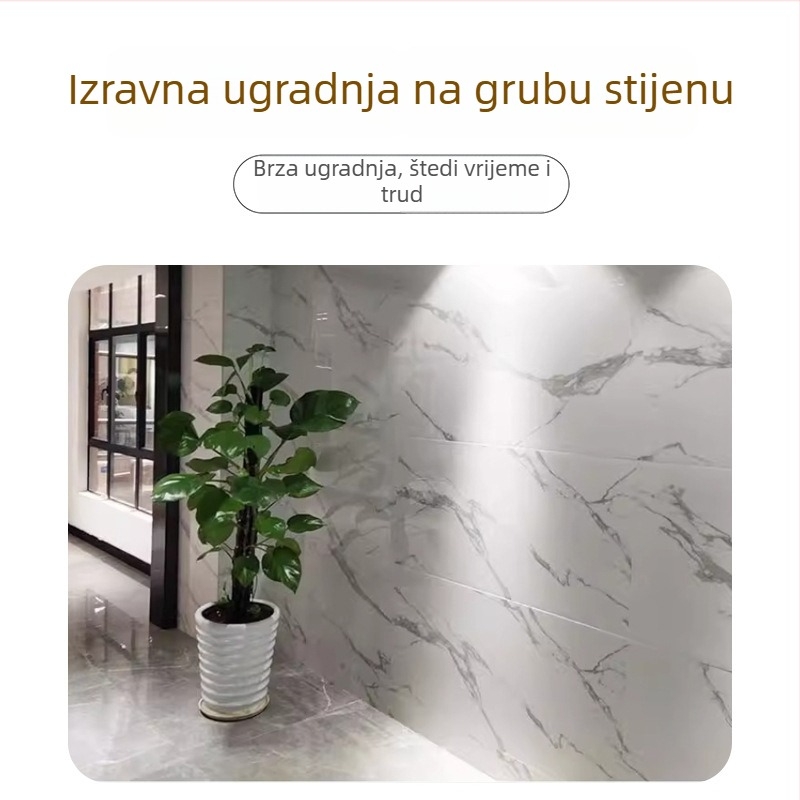 UV ploča od kamen-plastike, 3D ispis, zlatni efekt, HD ispis, unutarnja dekoracija za pozadinu televizora