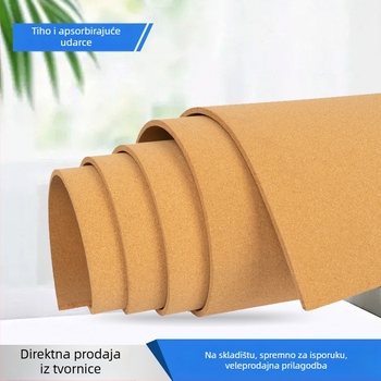 Kork podna podloga i kork ploča, rola debljine 1–12 mm, za vrtiće i škole, paneli za izlaganje