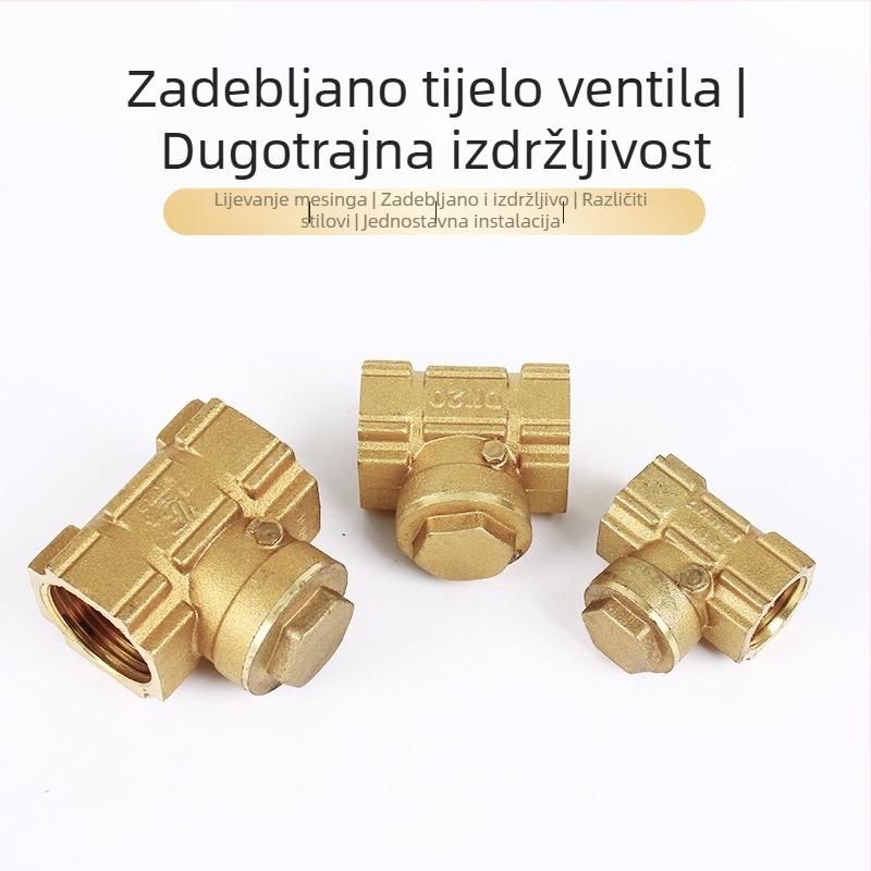 Rifeng bakreni povratni ventil, dijafragmatskog tipa, 1 inč, pravilan protok