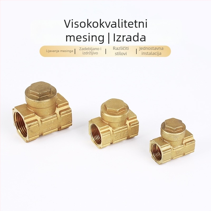 Rifeng bakreni povratni ventil, dijafragmatskog tipa, 1 inč, pravilan protok