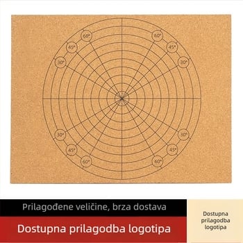 Kork ploča za pletenje s kvadratnom mrežom, DIY panel za pozicioniranje, prilagodljiva otporna na trošenje drvena ploča