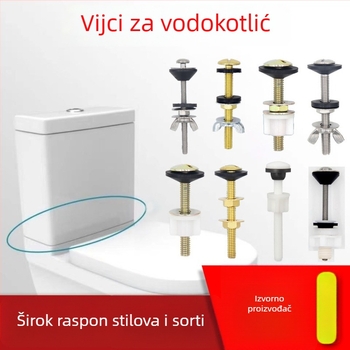 M6 vijak spremnika WC-a, 304 nehrđajući čelik, podijeljeni tip, otporan na curenje