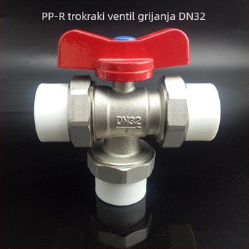 PPR troputni ventil za regulaciju temperature radijatora, 20-25PPR i 32PPR