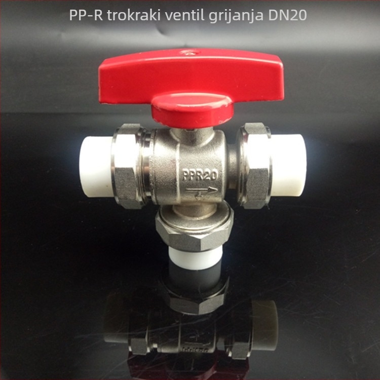PPR troputni ventil za regulaciju temperature radijatora, 20-25PPR i 32PPR