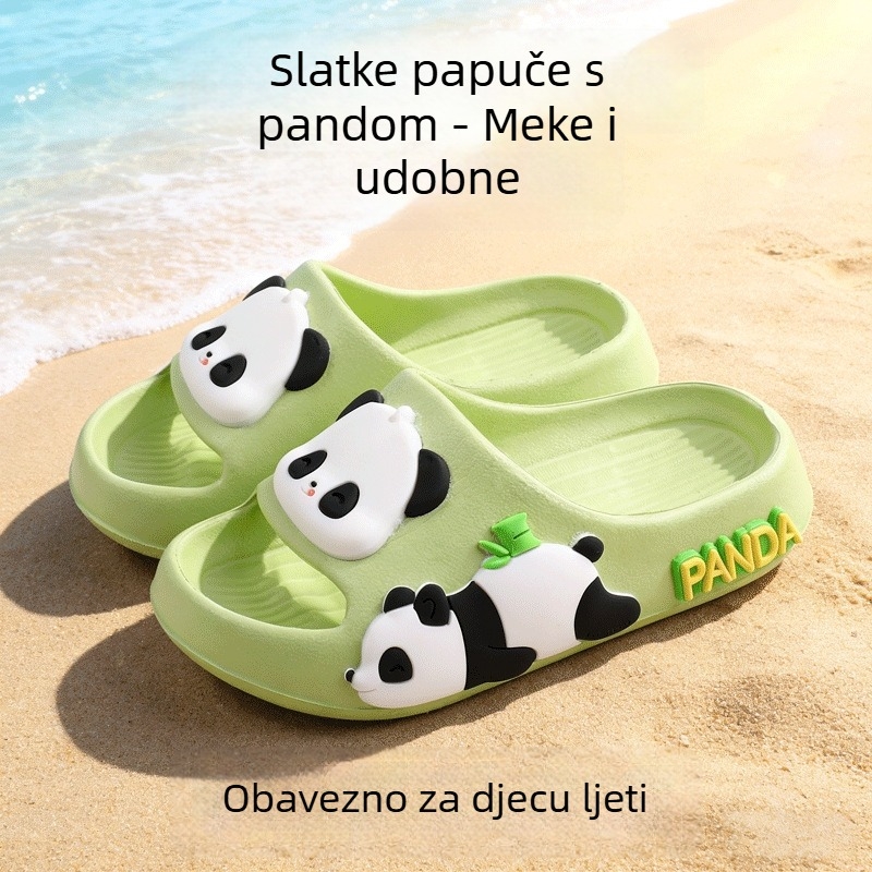 Ljetne protuklizne papuče za djecu, ružičaste papuče s morskom sirenom, slatke papuče za djevojčice, papuče za roditelje i djecu