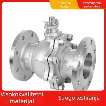 Kuglični ventil Q41W-16, nehrđajući čelik, prirubni spoj, 304/316L, tvrdo brtvljenje