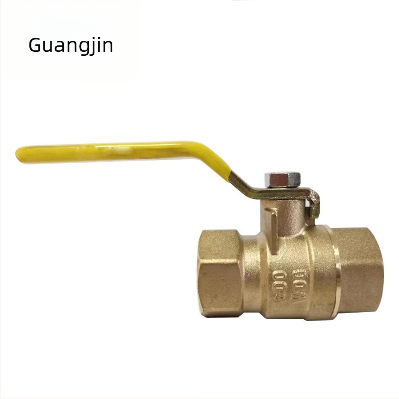 Guangjin Metal Products 600WOG mesingi kuglični ventil, američki standard, NPT navoj