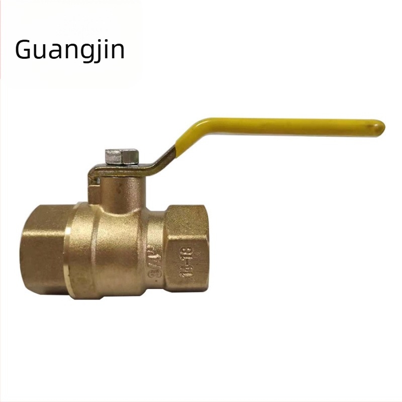 Guangjin Metal Products 600WOG mesingi kuglični ventil, američki standard, NPT navoj