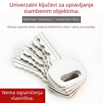 Vrata za šahtove cijevi i vodne prostorije, vrata električne šaht, hodnik protupožarna vrata, prostorija grijanja, kutija brojila, šahta za instalacije