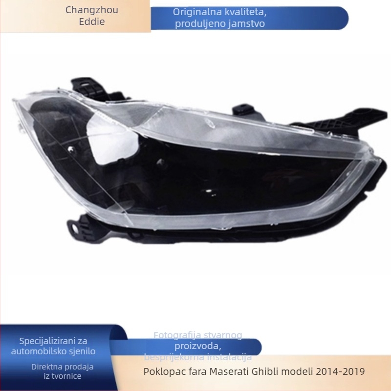 Prozirni poklopac far Maserati Ghibli 2014–2019 PC