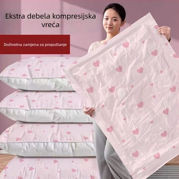 Vakuumske kompresijske vreće za pohranu deka i odjeće, ekstra veliko, za preseljenje i kućnu upotrebu