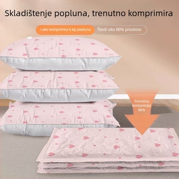 Vakuumske kompresijske vreće za pohranu deka i odjeće, ekstra veliko, za preseljenje i kućnu upotrebu