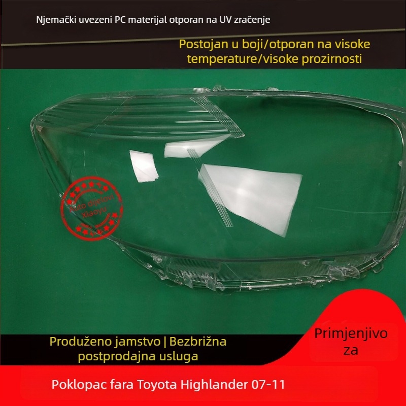 Poklopac prednjeg svjetla Toyota Highlander (2007–2011), prednja maska svjetla