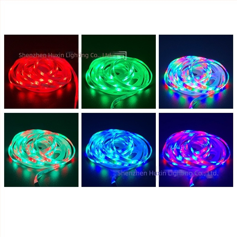 RGB 3528 vodootporna LED traka s daljinskim upravljačem 24 ili 44 tipke, 12V, 5 m, promjenjivi boje