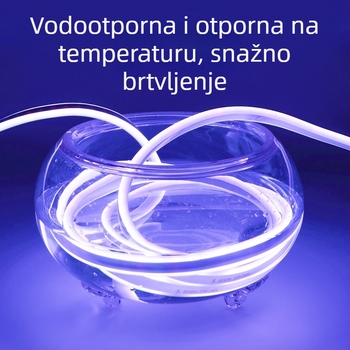 RGB LED traka neon – set, vanjska vodootporna i fleksibilna silikonska traka za kućište računala, kreativni DIY
