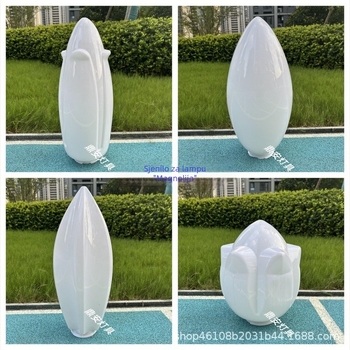 Akrilni vanjski abažur lampe Magnolia, bijela, promjer 300 mm.
