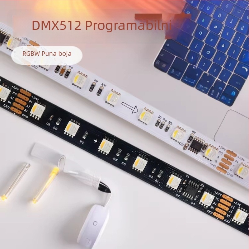 DMX512 RGBW LED traka četiri u jednom za barove, KTV i dvorane za bankete