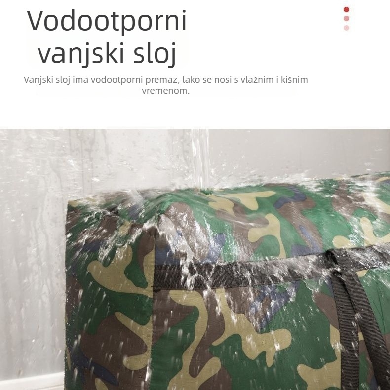 Torba za preseljenje od 600D Oxford platna za skladištenje odjeće i pokrivača
