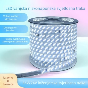 COB LED traka od silikona, stropna montaža, ultra jaka za dnevni boravak, vanjska vodootporna fleksibilna LED traka