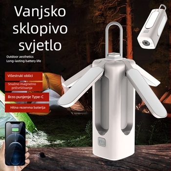Nova višefunkcionalna kamping lampa, prijenosna vanjska LED svjetiljka s dugim trajanjem baterije, pogodna za kampiranje