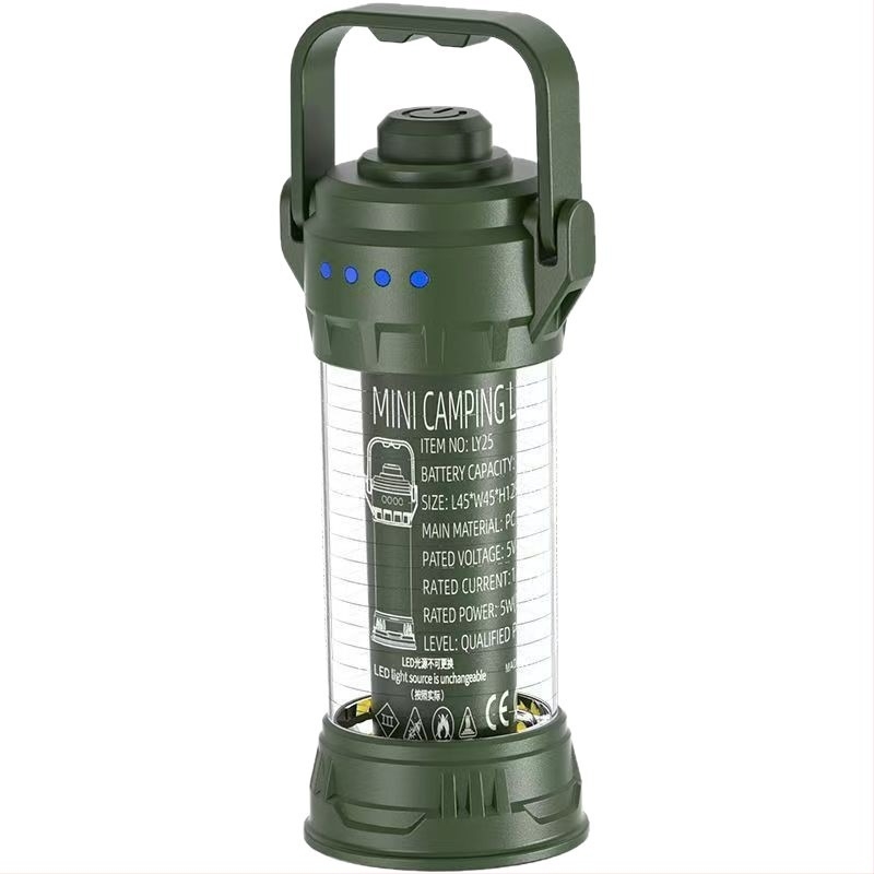 Vanjska kamperska lampa s izuzetnim trajanjem baterije, LED prijenosno ambijentalno osvjetljenje za šator s kupolom, dvostruka uporaba – za vješanje ili postavljanje