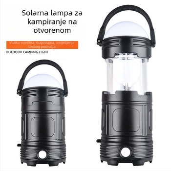 Hui Hong Vanjska LED svjetiljka za kampiranje, USB punjenje, duga trajnost baterije, visoka svjetlina, prijenosna