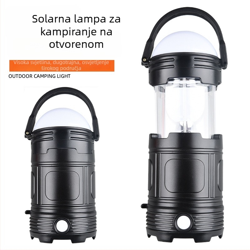 Hui Hong Vanjska LED svjetiljka za kampiranje, USB punjenje, duga trajnost baterije, visoka svjetlina, prijenosna