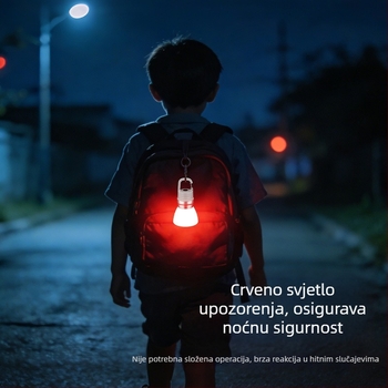 LED kamping svjetlo s dizajnom kapice boce promjera 27 mm, vodootporno, prijenosno, može se objesiti na ruksak tijekom planinarenja