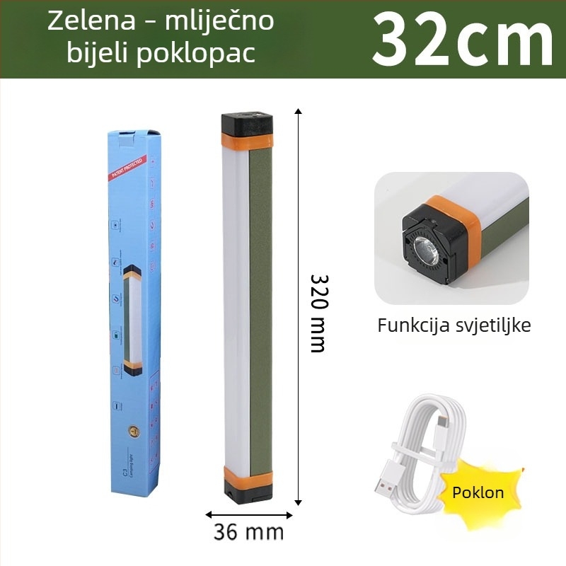Prijenosna LED kamp lampica za šator, vanjska višefunkcionalna LED svjetiljka za nužne situacije