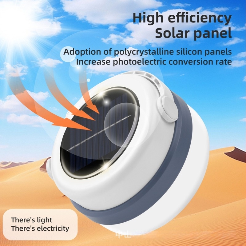 Napajana kamping lampa s ambijentalnim osvjetljenjem, solarno napajana svjetiljka za šator, ultra jaka LED rasvjeta