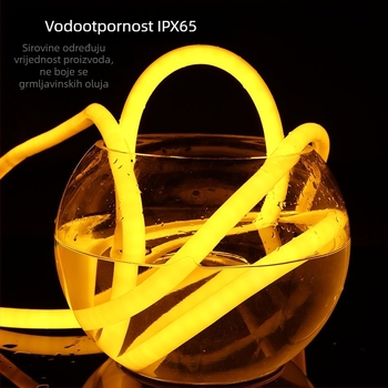 Kružni fleksibilni LED trak, 360°, vanjska vodootporna, 220V, za reklamne znakove i neonsku atmosferu