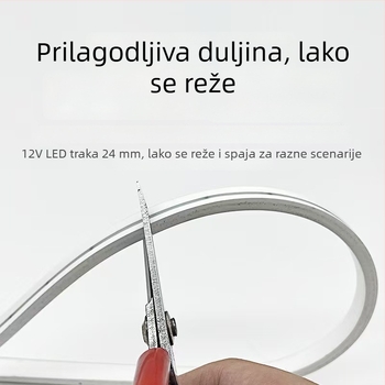 Prilagođena fleksibilna kružna LED neonska traka za vanjski strop i ukrašavanje, vodootporna, visoke svjetline linearno osvjetljenje za arhitektonsko osvjetljenje