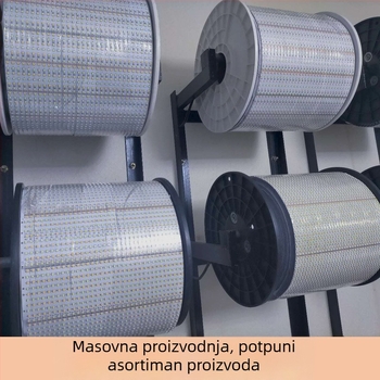 LED traka 2835 za plafon, kružno svjetlo dnevnog boravka, postmoderni dizajn, fleksibilna svjetlosna traka, monokromatska i dvobojna