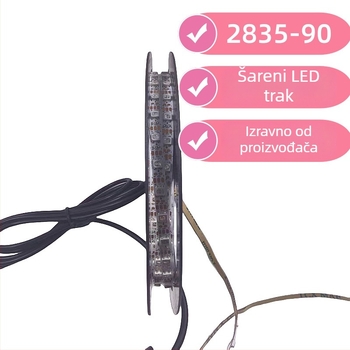 2835-90 LED traka s promjenom boje, širina 4 mm, ultra uska, daljinsko upravljanje