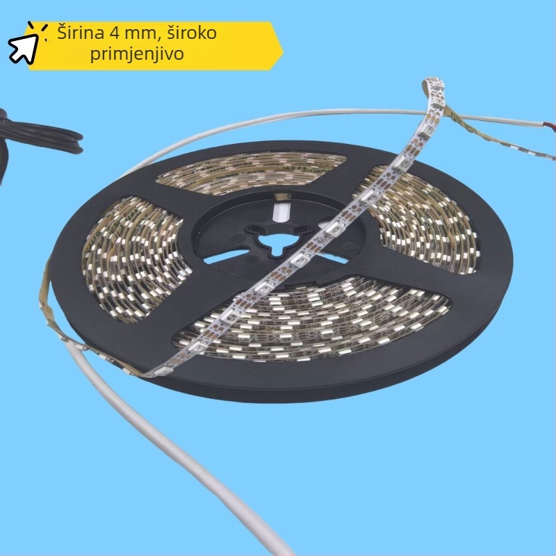 2835-90 LED traka s promjenom boje, širina 4 mm, ultra uska, daljinsko upravljanje