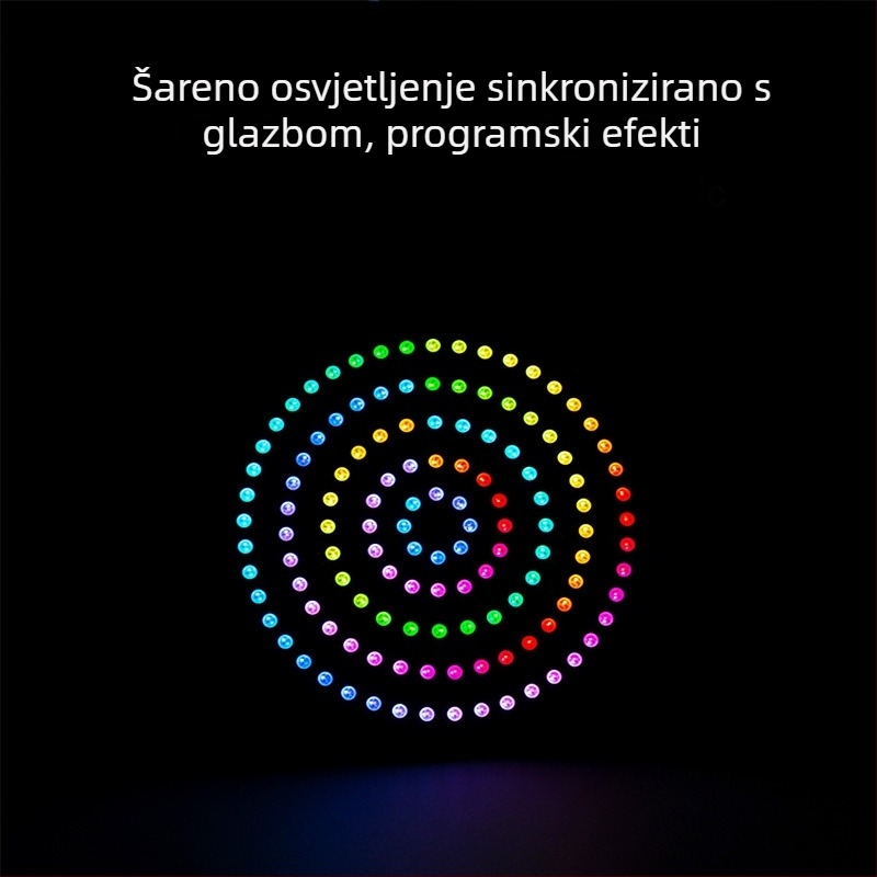 Prilagođene veličine 5V RGB Angel Eye LED prsten za automobil s ugrađenim IC-om, niska napetost