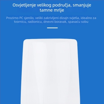 LED energetski štedi cilindrični downlight s E27 navojem, bijela svjetlost za zaštitu očiju, kućna uporaba