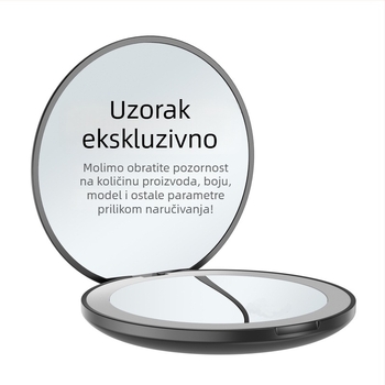 LED osvijetljeno sklopivo ogledalo za šminku
