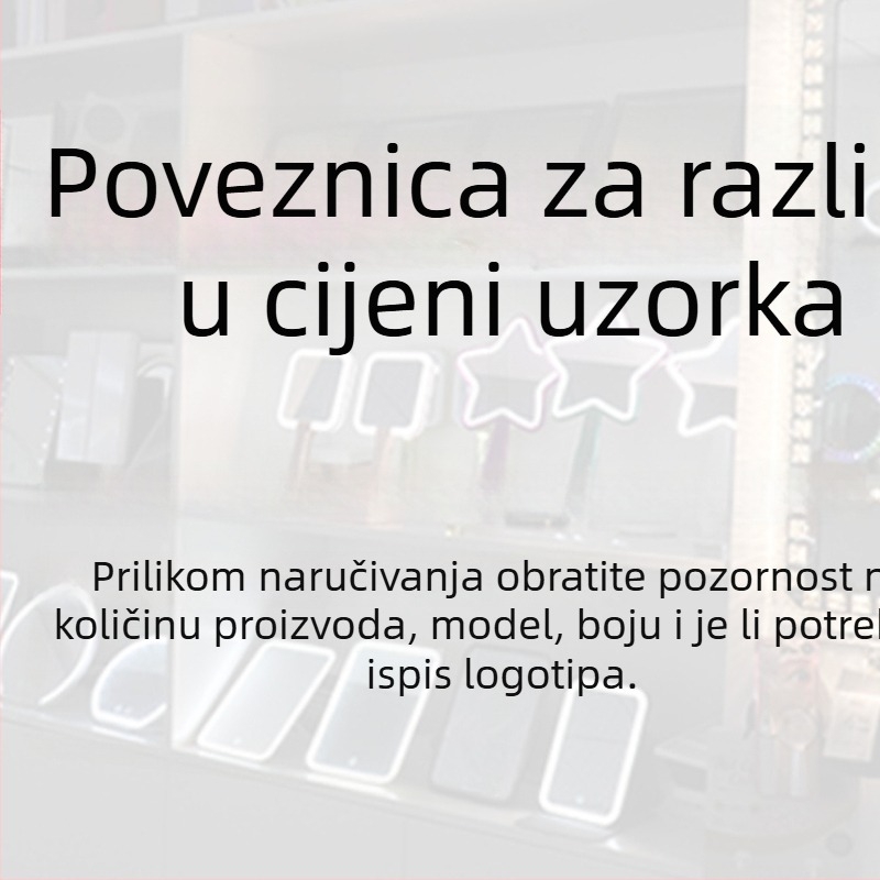 LED osvijetljeno sklopivo ogledalo za šminku
