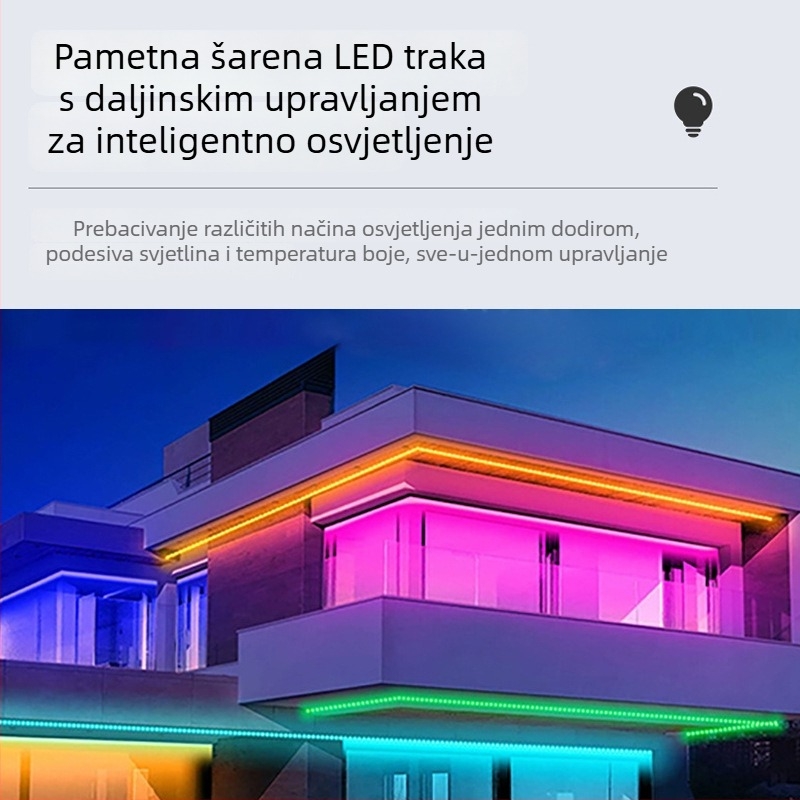 Solarne LED trake za vanjsku upotrebu, vodootporne, visoke svjetline, za ukrašavanje vrta i ambijentalno osvjetljenje, veleprodaja