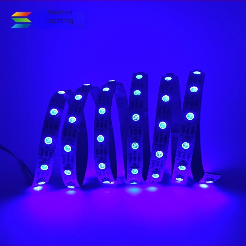 5V WS2812 RGB LED traka, 60 LED (5050), ambijentalno osvjetljenje, dekorativno, pametna kontrola