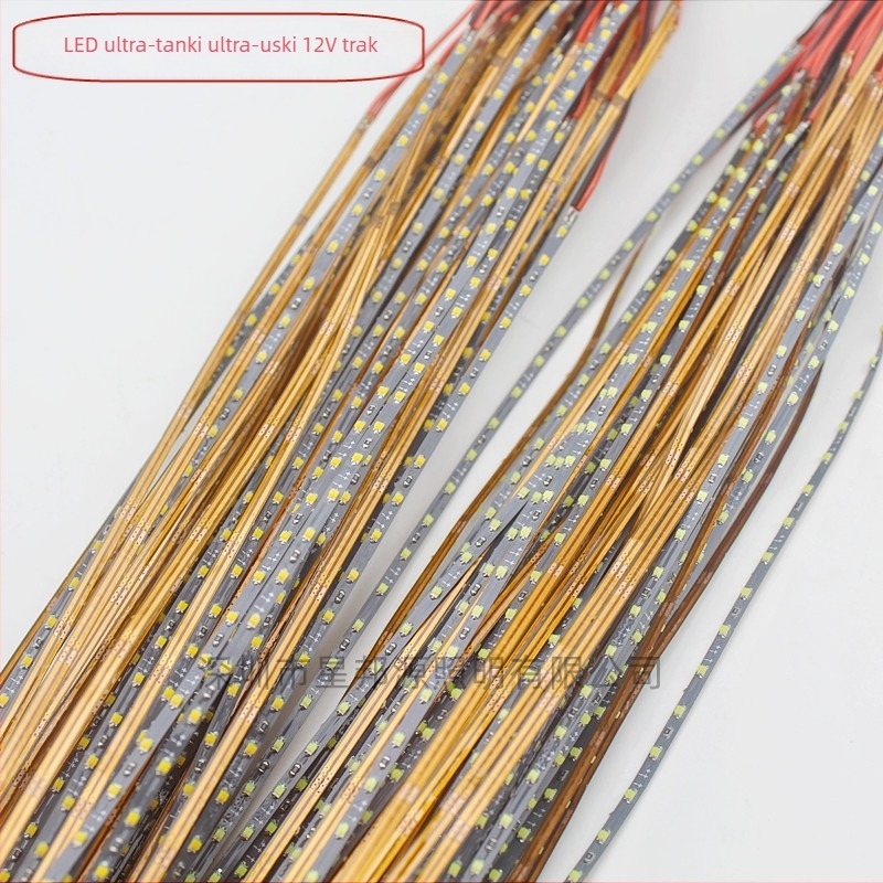 LED trak za model pješčanog stola, SMD 0805, 12V, 4W, 120 LED, 4 lm po LED-u, duljina 1 m, kut snopa 120°, nije vodootporan, FPCB, dimabilan, jednobojno upravljanje