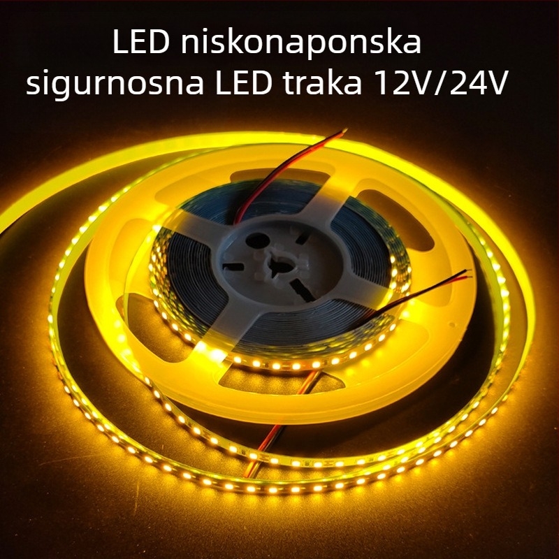 LED mekana svjetleća traka, ledeno plava, 12V, 2835 LED, 120 LED, unutarnje osvjetljenje