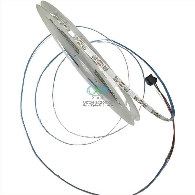 0807 RGB Fantomska LED traka, 12V, uska širina 2,7 mm, 160 LED, jednopunktno upravljanje, programabilni IC za ambijentalno osvjetljenje
