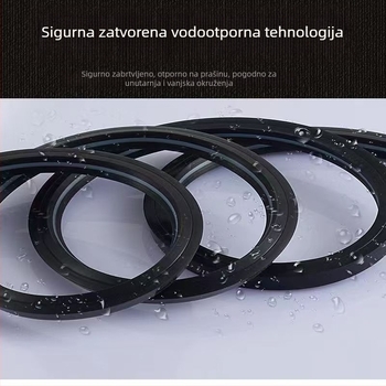 24V silikonski neonski LED trak s crnim kućištem, fleksibilno dekorativno osvjetljenje IP67