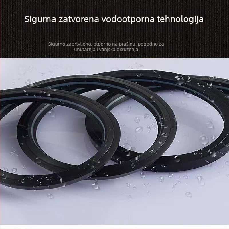 24V silikonski neonski LED trak s crnim kućištem, fleksibilno dekorativno osvjetljenje IP67