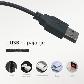 RGB LED trak 5050 s fleksibilnom pločom, daljinski upravljač s 24 tipkama, ambijentalno osvjetljenje za televizor i dekor dnevnog boravka, boje se mijenjaju