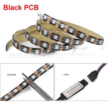RGB LED traka 5V 5050 sa USB bežičnim daljinskim upravljačem za pozadinsko osvjetljenje televizora i računala