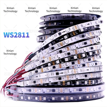 WS2811 RGB LED traka 12V, 5050, može se rezati na segmente, 3 LED-a po kontroleru, promjenjive boje