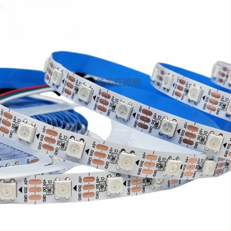 RGB LED traka 5050 s daljinskim upravljanjem i kontrolom putem mobilne aplikacije, glazbena sinkronizacija, može se rezati na željenu duljinu, super jasan